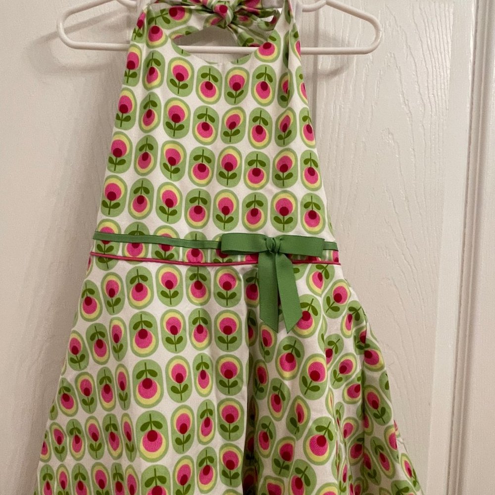 Rare Editions Lined Halter Flare Dress size 6x
